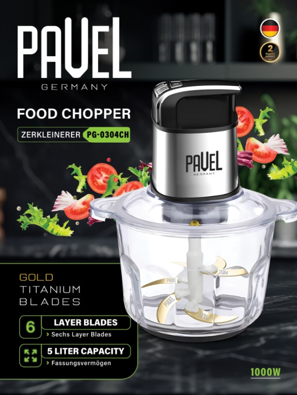 خردکن پنج لیتر پاول آلمان مدل PG-0304CH